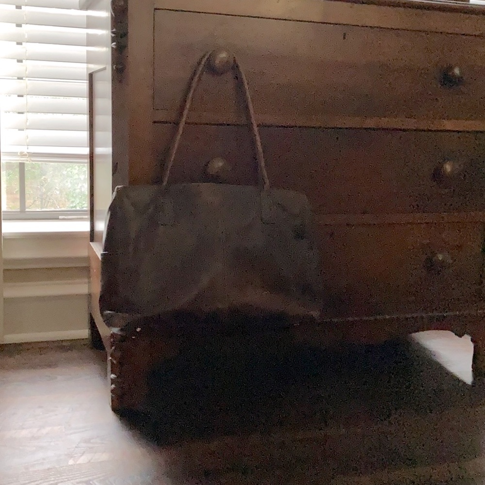 Fossil leather brown bag